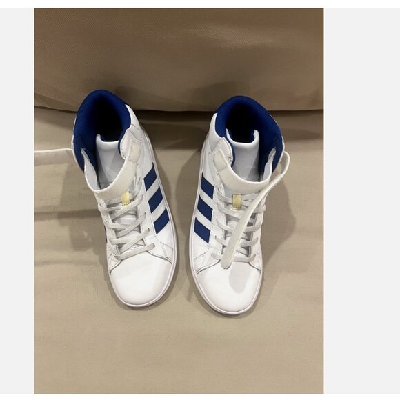 Adidas GRAND COURT blue TENNIS MID SHOES KIDS Size 8.5 womens - Picture 8 of 13
